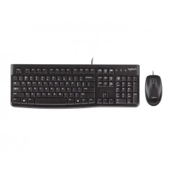 Logitech Desktop MK120 USB, Keyboard + Mouse, US black